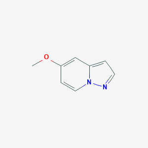 Chemical structure of 5-Methoxypyrazolo[1,5-a]pyridine