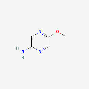 Chemical structure of 5-methoxypyrazin-2-amine