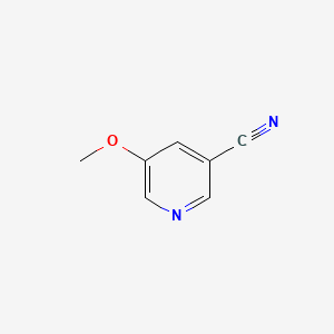 Chemical structure of 5-Methoxynicotinonitrile