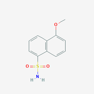 Chemical structure of 5-Methoxynaphthalene-1-sulfonamide