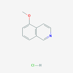 Chemical structure of 5-Methoxyisoquinoline Hydrochloride