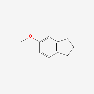 Chemical structure of 5-METHOXYINDAN