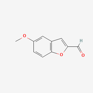 Chemical structure of 5-Methoxybenzofuran-2-carbaldehyde