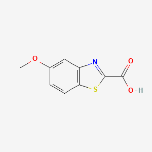 Chemical structure of 5-Methoxybenzo[d]thiazole-2-carboxylic acid
