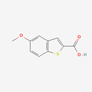 Chemical structure of 5-Methoxybenzo[b]thiophene-2-carboxylic acid