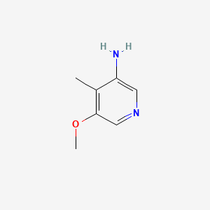 Chemical structure of 5-Methoxy-4-methylpyridin-3-amine