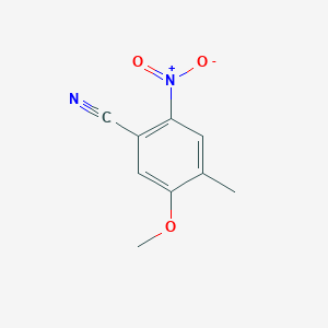 Chemical structure of 5-Methoxy-4-methyl-2-nitrobenzonitrile