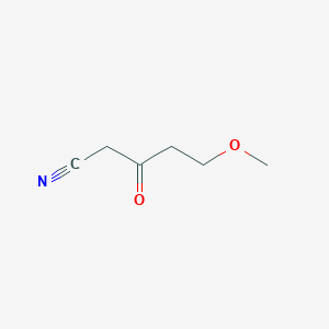 Chemical structure of 5-Methoxy-3-oxopentanenitrile
