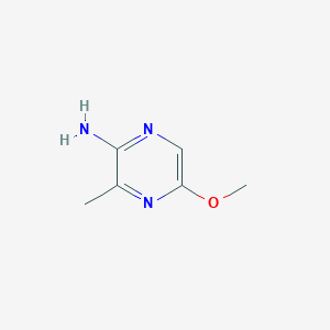 Chemical structure of 5-Methoxy-3-methylpyrazin-2-amine