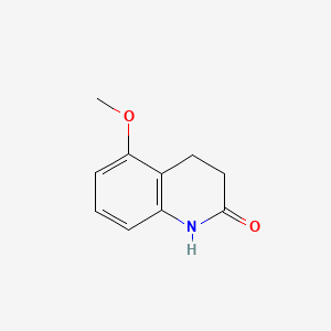 Chemical structure of 5-Methoxy-3,4-dihydroquinolin-2(1H)-one