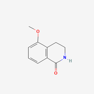 Chemical structure of 5-Methoxy-3,4-dihydroisoquinolin-1(2H)-one