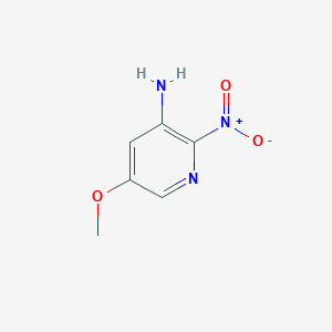 Chemical structure of 5-Methoxy-2-nitropyridin-3-amine