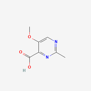 Chemical structure of 5-Methoxy-2-methylpyrimidine-4-carboxylic acid