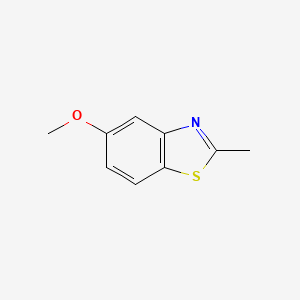 Chemical structure of 5-Methoxy-2-methylbenzothiazole