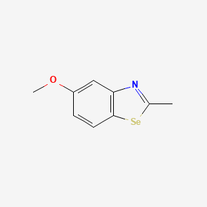 Chemical structure of 5-Methoxy-2-methylbenzoselenazole