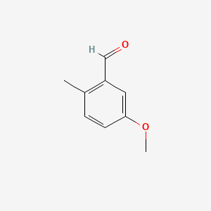 Chemical structure of 5-methoxy-2-methylbenzaldehyde