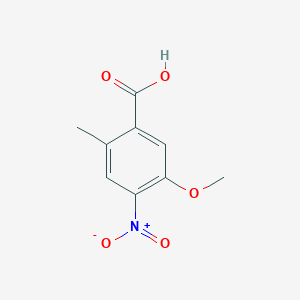 Chemical structure of 5-Methoxy-2-methyl-4-nitrobenzoic acid