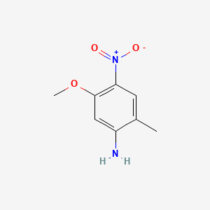Chemical structure of 5-Methoxy-2-methyl-4-nitroaniline