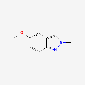 Chemical structure of 5-Methoxy-2-methyl-2H-indazole