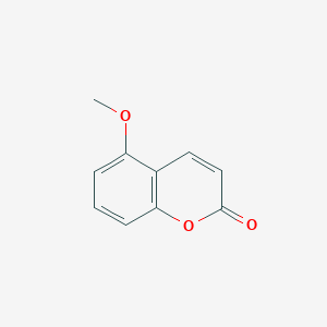 Chemical structure of 5-Methoxycoumarin