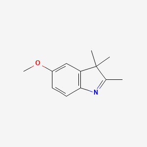 Chemical structure of 5-Methoxy-2,3,3-trimethyl-3H-indole