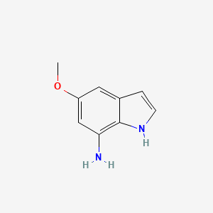 Chemical structure of 5-Methoxy-1H-indol-7-amine