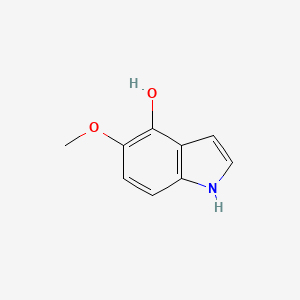 Chemical structure of 5-Methoxy-1H-indol-4-ol