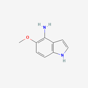 Chemical structure of 5-Methoxy-1H-indol-4-amine