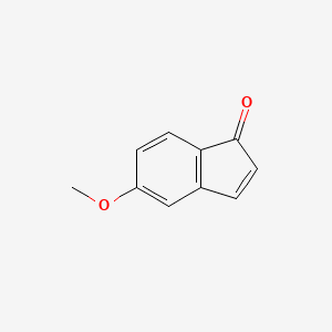 Chemical structure of 5-Methoxy-1H-inden-1-one