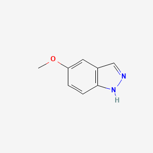 Chemical structure of 5-Methoxy-1H-indazole