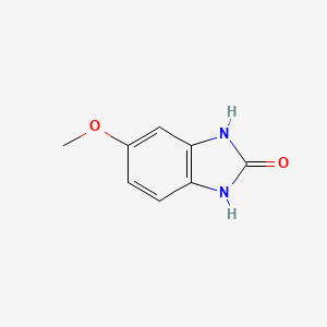 Chemical structure of 5-Methoxy-1H-benzo[d]imidazol-2(3H)-one