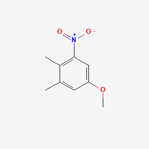 Chemical structure of 5-Methoxy-1,2-dimethyl-3-nitrobenzene