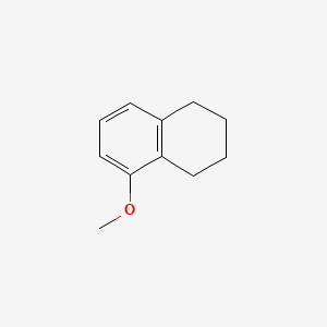 Chemical structure of 5-methoxy-1,2,3,4-tetrahydronaphthalene