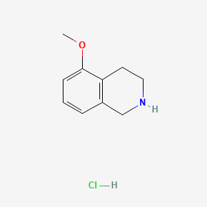 Chemical structure of 5-Methoxy-1,2,3,4-tetrahydroisoquinoline hydrochloride