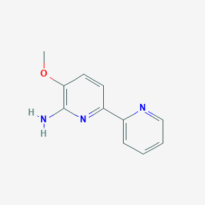Chemical structure of 5-Methoxy-[2,2'-bipyridin]-6-amine