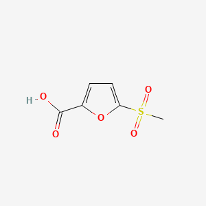 Chemical structure of 5-Methanesulfonylfuran-2-carboxylic acid