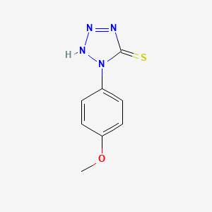 Chemical structure of 5-Mercapto-1-(4-methoxyphenyl)-1H-tetrazole