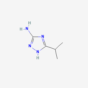 Chemical structure of 5-Isopropyl-4H-1,2,4-triazol-3-amine