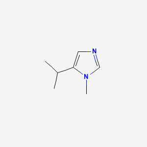 Chemical structure of 5-Isopropyl-1-methyl-1H-imidazole