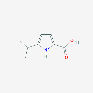 Chemical structure of 5-Isopropyl-1H-pyrrole-2-carboxylic acid