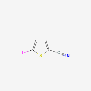 Chemical structure of 5-Iodothiophene-2-carbonitrile