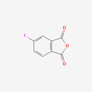 Chemical structure of 5-Iodoisobenzofuran-1,3-dione
