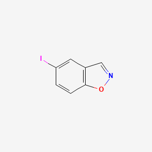 Chemical structure of 5-Iodobenzo[d]isoxazole