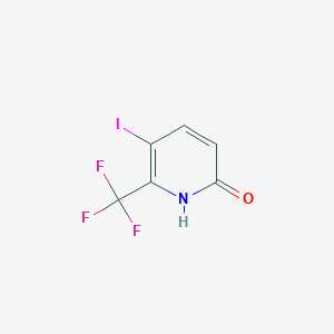 Chemical structure of 5-Iodo-6-(trifluoromethyl)pyridin-2-ol
