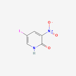 Chemical structure of 5-Iodo-3-nitropyridin-2-ol