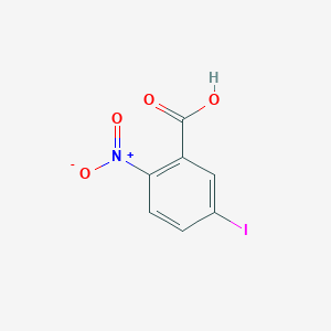 Chemical structure of 5-Iodo-2-nitrobenzoic acid