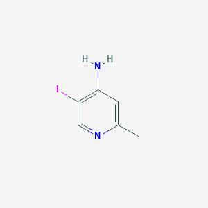 Chemical structure of 5-Iodo-2-methylpyridin-4-amine