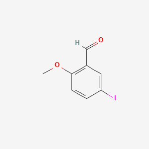 Chemical structure of 5-Iodo-2-methoxybenzaldehyde