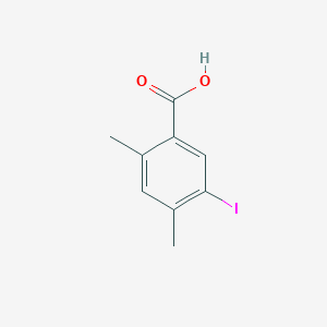 Chemical structure of 5-iodo-2,4-diMethylbenzoic acid