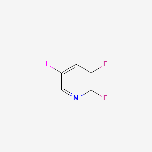 Chemical structure of 5-Iodo-2,3-difluoropyridine